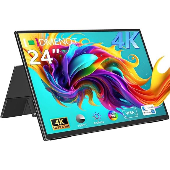 4K Portable Monitor 24