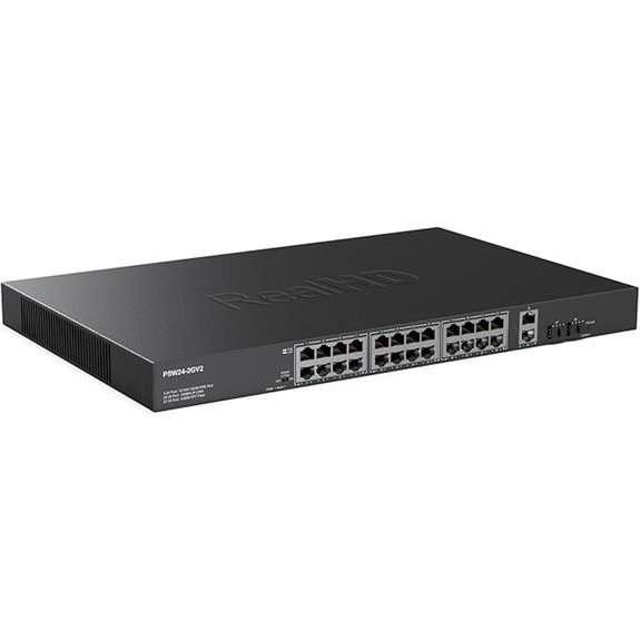 24 Port Gigabit PoE Switch with 2 Uplink Ports