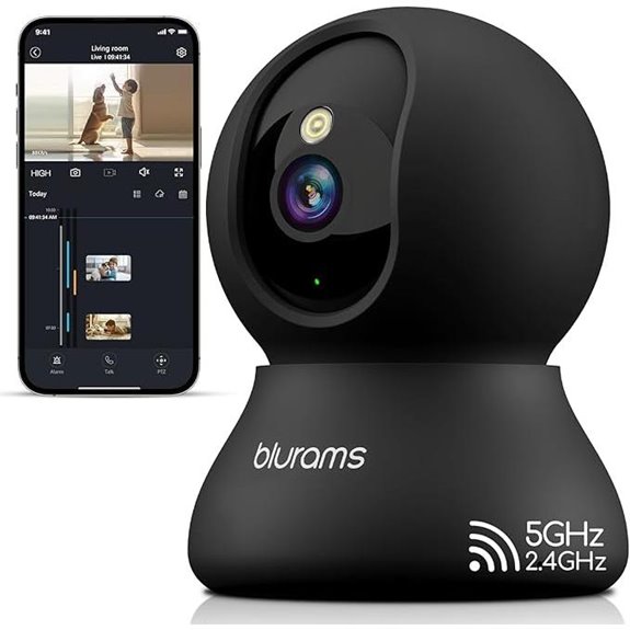 blurams 2K Indoor Camera with Motion Tracking and Night Vision