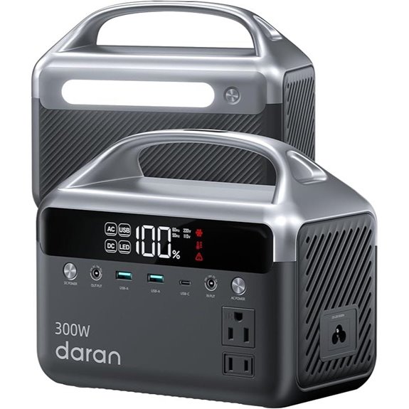Portable 300W Power Station with 192Wh Battery