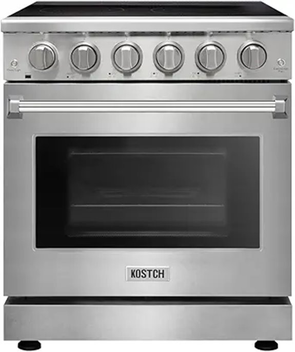 30 inch electric convection range