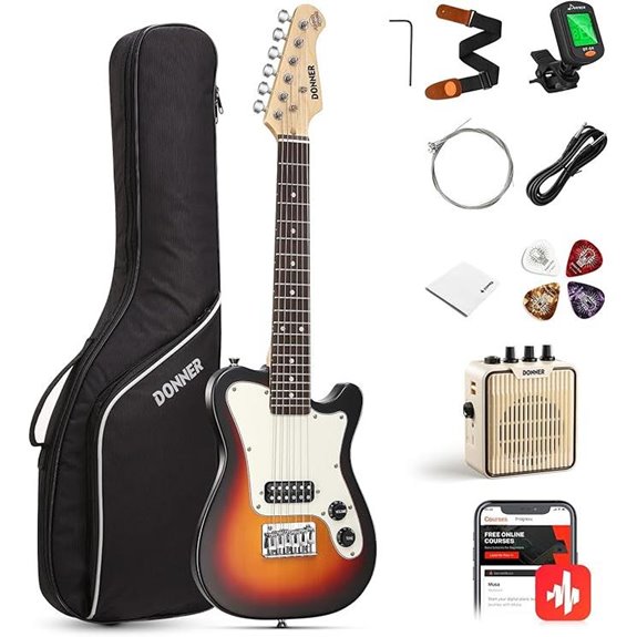 Donner 30-Inch Kids Electric Guitar Beginner Kit