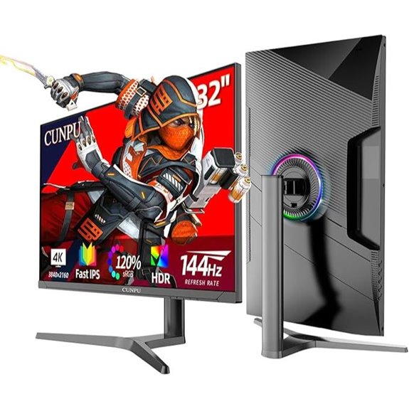 32-Inch 4K Gaming Monitor with 144Hz and G-Sync