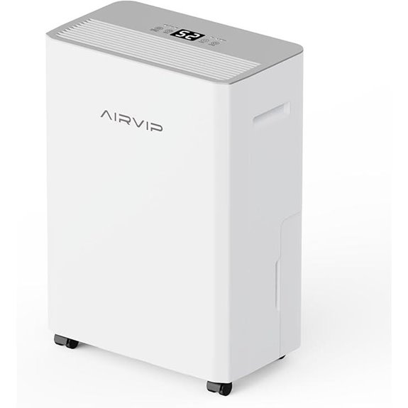 34 Pint Home Dehumidifier with Drain Hose and Auto Shutoff