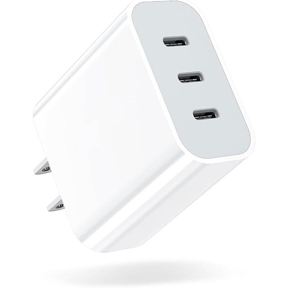 Amoner 35W 3-Port USB-C Charger for iPhone and More