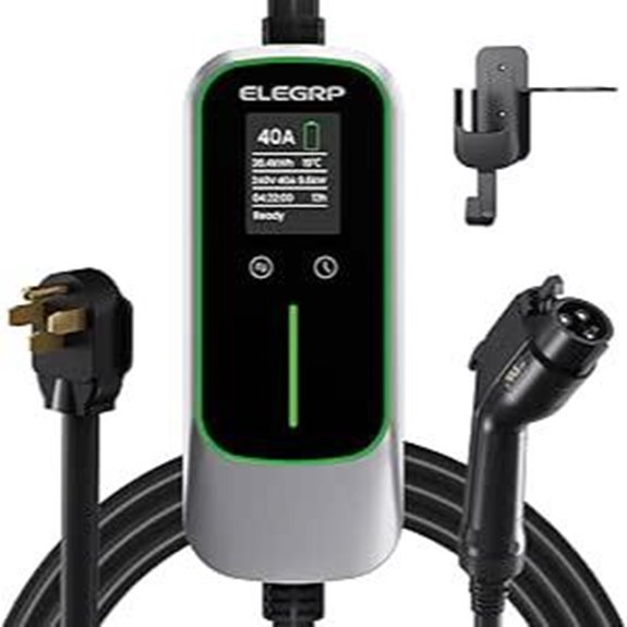 ELEGRP 40A Level 2 EV Charger with NEMA 14-50