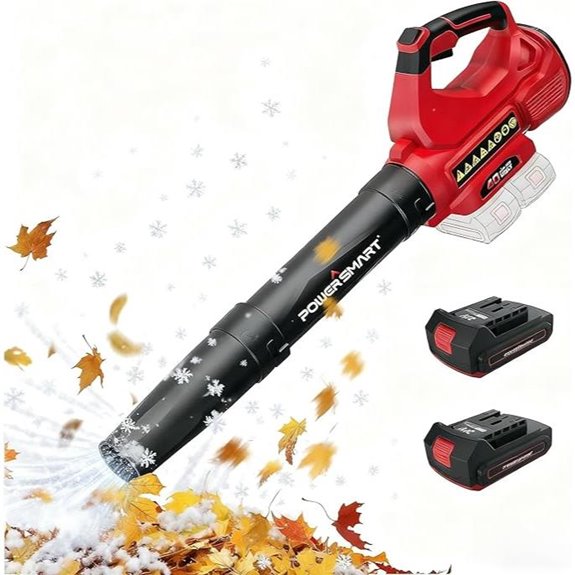 PowerSmart 40V Cordless Leaf Blower with Batteries