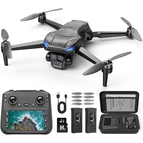 GPS Drone with 4K Camera 2 Batteries 5G FPV