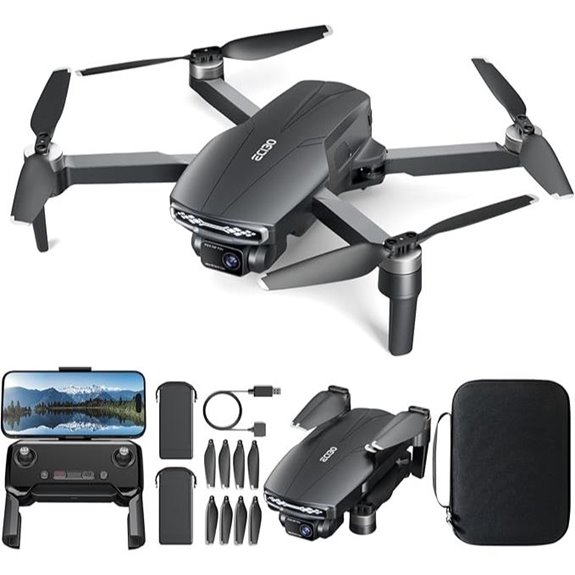 Brushless Drone with 4K Camera Long Range 2 Batteries
