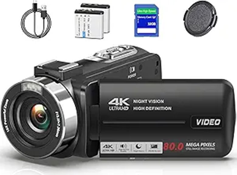 4k night vision camcorder