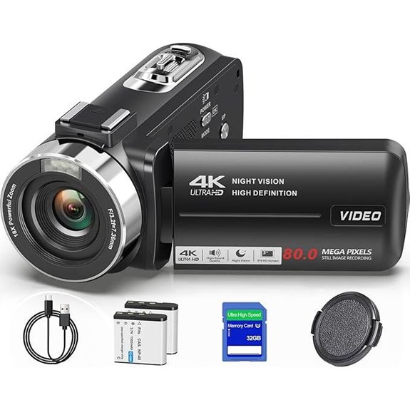 4k night vision camcorder
