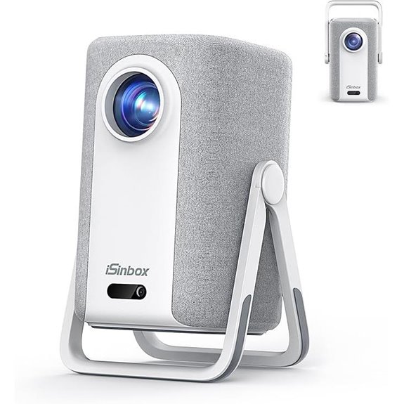 4K Outdoor Projector with WiFi Bluetooth Auto Focus