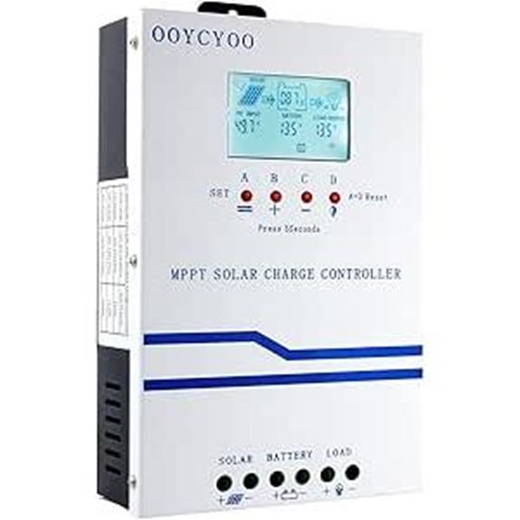 60A MPPT Solar Charge Controller with LCD Display