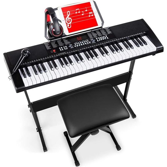 Best Choice 61-Key Electronic Keyboard Piano Set