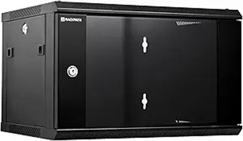 RackPath 6U Wall Mount Network Rack Cabinet