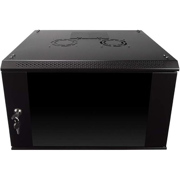 NavePoint 6U Wall Mount Network Rack Enclosure