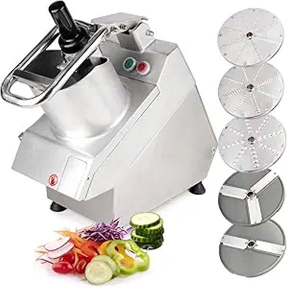 750w commercial vegetable processor