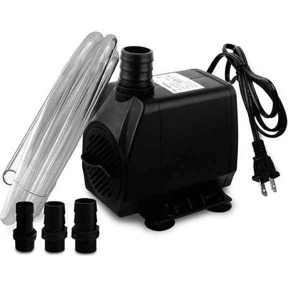 PULACO 800GPH Submersible Water Pump with Tubing