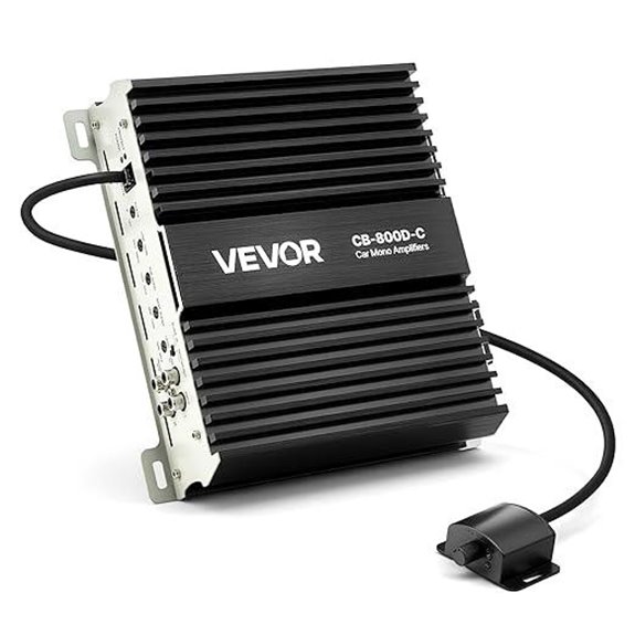 VEVOR 800W Car Amplifier with Remote and Bass Control
