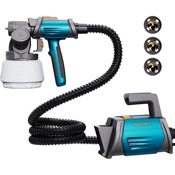Tilswall 800W HVLP Paint Sprayer with Nozzles