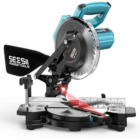 SEESII 8-inch Laser Miter Saw with Bevel