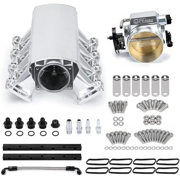 92MM Intake Manifold with Fuel Rails & Throttle Body