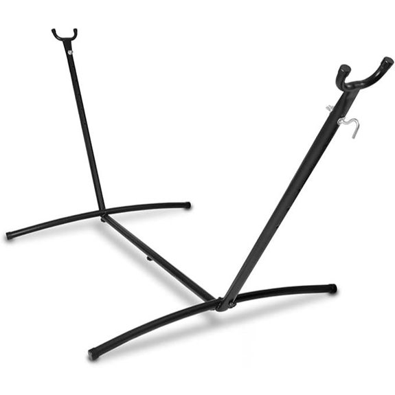SZHLUX 9FT Hammock Stand Only 450LBS Weight Capacity (Black)