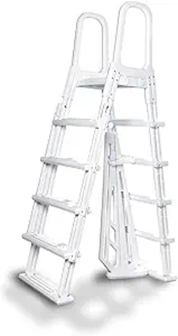 Poolzilla A-Frame Pool Step Ladder for Above Ground Pools