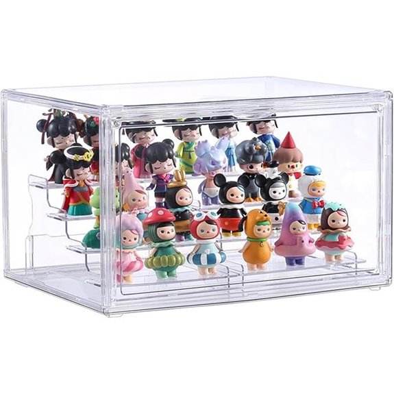 Clear Acrylic Display Case with Magnetic Door
