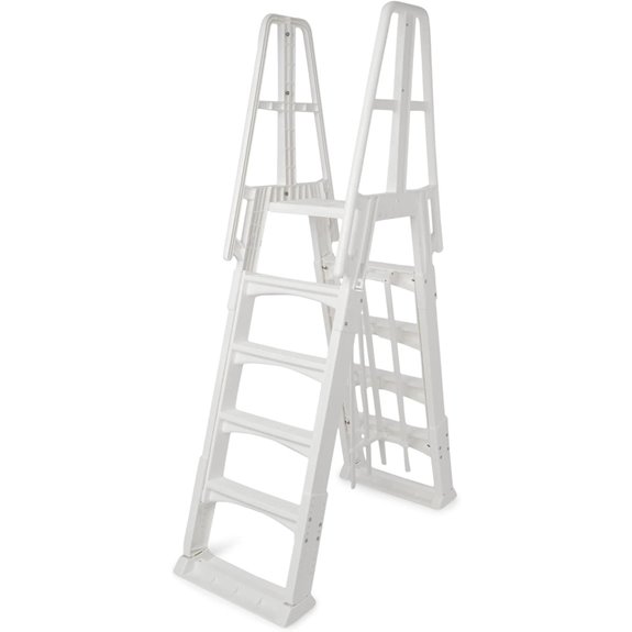 Vinyl Works Adjustable Above Ground Pool Ladder