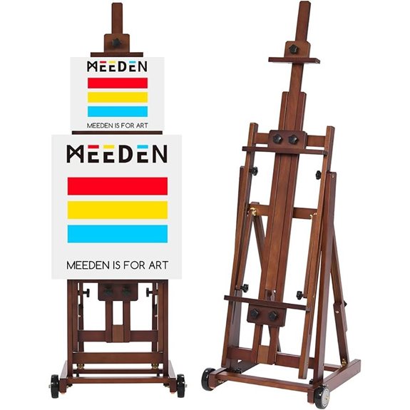 MEEDEN Adjustable Beech Wood Studio Easel