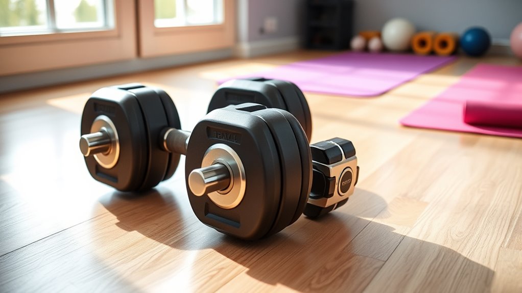 adjustable dumbbell selection criteria