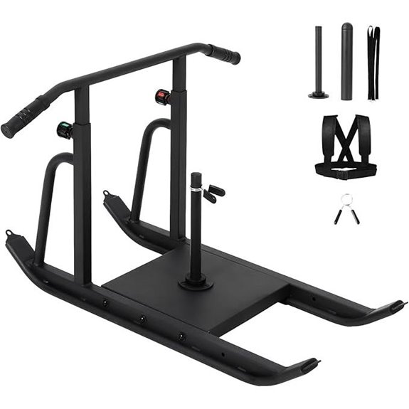 GarveeLife Adjustable Weight Sled for Fitness and Football