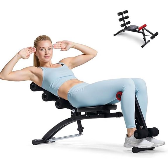 MERACH Adjustable Ab Machine for Full Body Workout
