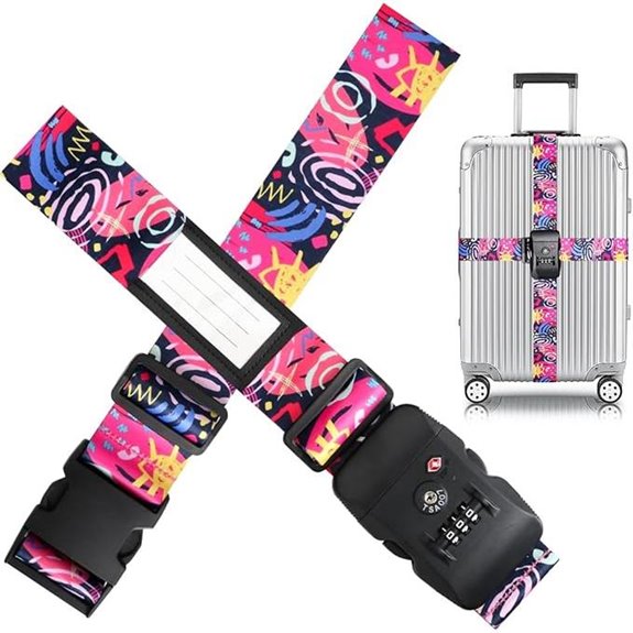 Adjustable Travel Luggage Strap Suitcase Belt