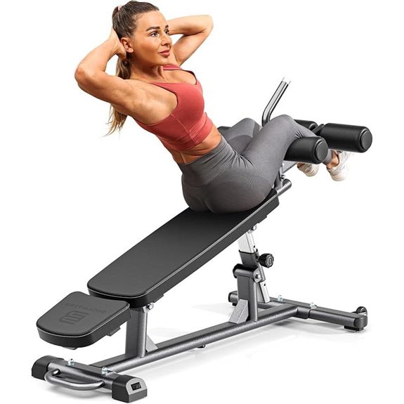 Adjustable Semi-Commercial Sit-Up & Decline Bench Set