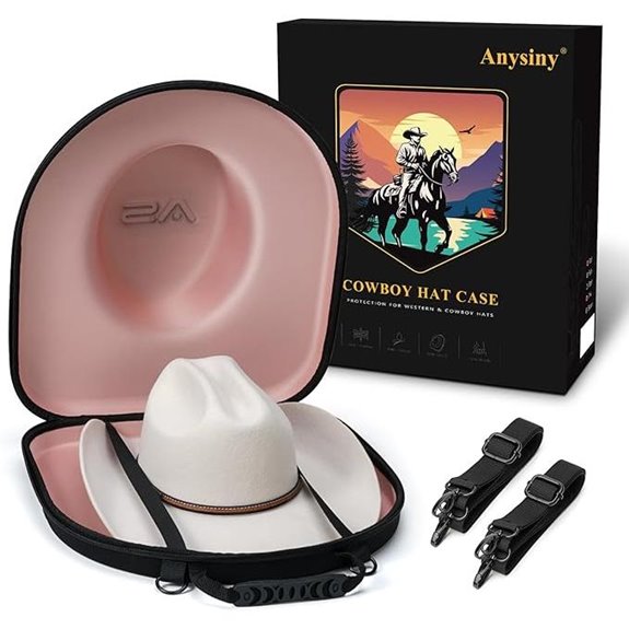 Travel Hat Box with Adjustable Strap