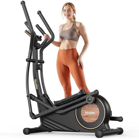 adjustable stride resistance elliptical