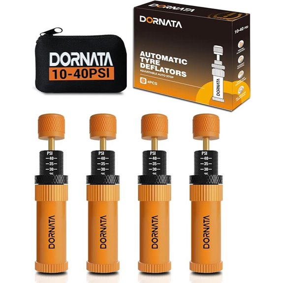 Adjustable Tire Deflator Valve Stem Kit (10-40 PSI)