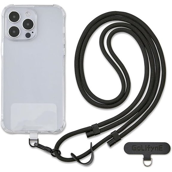 Universal Phone Lanyard with Adjustable Crossbody Strap
