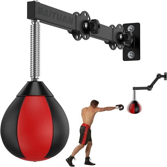 Adjustable Wall Mount Speed Bag for Boxing Workout