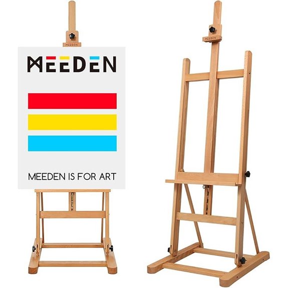 MEEDEN Adjustable Wooden Artist Easel for Canvases