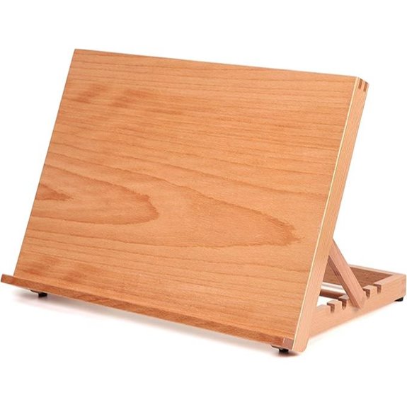 Falling in Art Adjustable Wood Drafting Easel Board