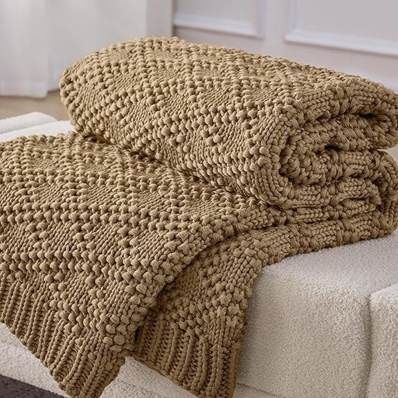 Knitted Weighted Blanket for Adults 20lb Queen Size