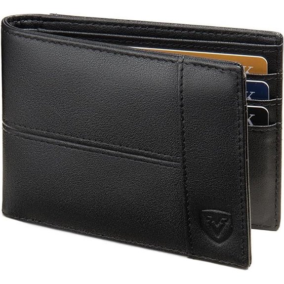 Men's RFID Blocking Leather Bifold Wallet