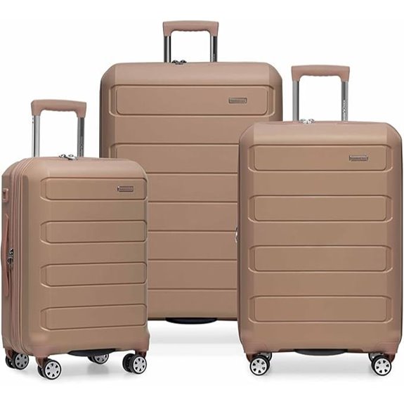 Traveler's Choice Pagosa Spinner Luggage 3-Piece Set