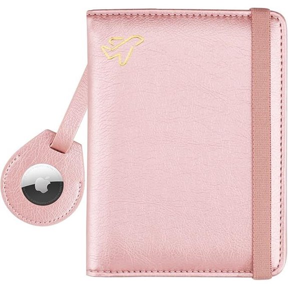 WALNEW AirTag Passport Holder with RFID Blocking