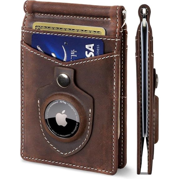 SERMAN BRANDS AirTag Wallet with RFID Blocking