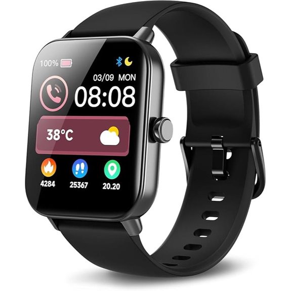 Smart Watch with Alexa Heart Rate & Sports Modes