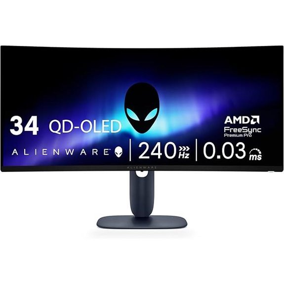 Alienware 34 240Hz QD-OLED Curved Gaming Monitor